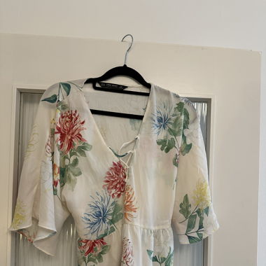 floral bluse zara