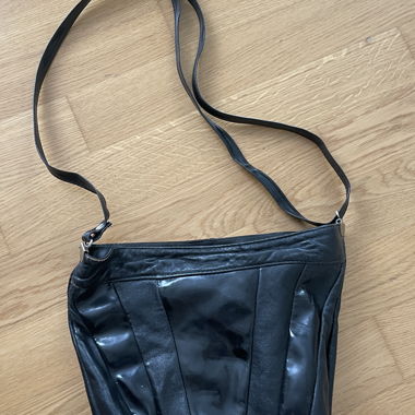 Borsa vintage a tracolla nera