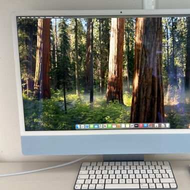 iMac 24”, sky blue slightly used
