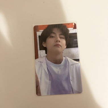 Carte photo avec motif portrait BTS