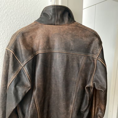 Lederjacke 