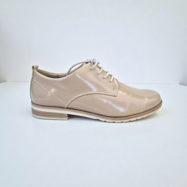Derbies vernies rose poudré – Pointure 38 EU/39 CH