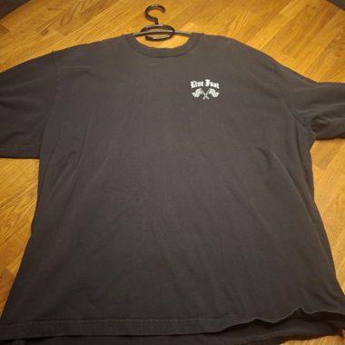T-shirt nero con motivo lfdy