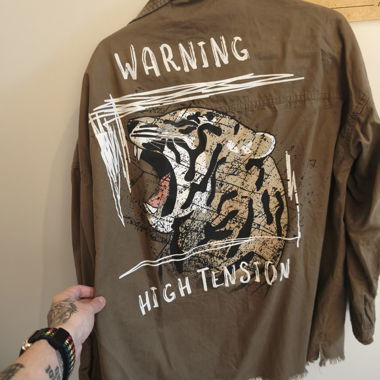 Veste chemise imprimée