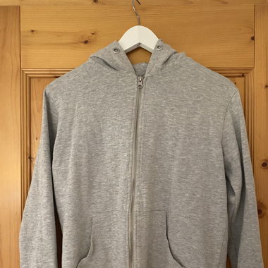 Sweatjacke grau