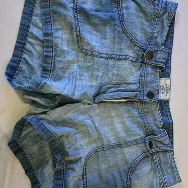 Pantaloncini di jeans blu