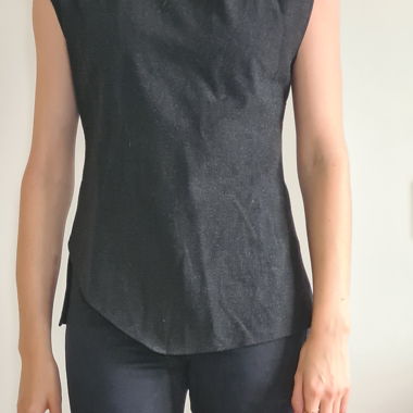 Haut gris anthracite