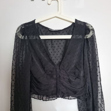 Schwarze Bluse
