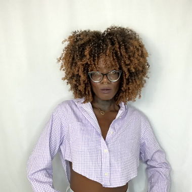 Chemise Claudine Vichy asymétrique