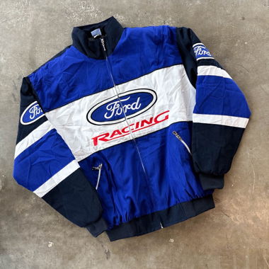Giacca Ford Racing blu/bianco