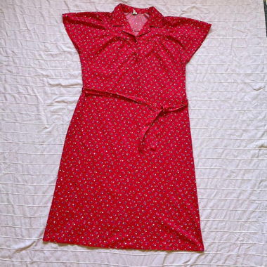 Rotes-Sommerkleid
