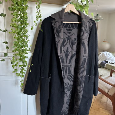 100% Kaschmircardigan (zweiseitig)