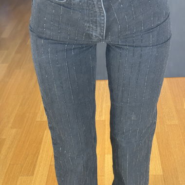 Jeans Zara avec paillette noir 