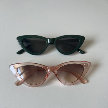 Fancy Sonnenbrillen Grün und Pink