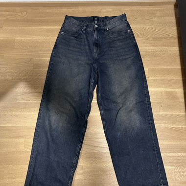 H&M Baggy Fit Jeans noir Taille 30/32