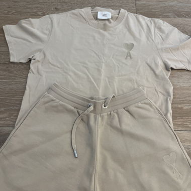 Ensemble sweat beige Ami