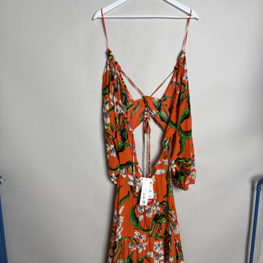 Abito maxi floreale Zara