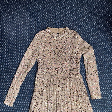 Glitzerkleid