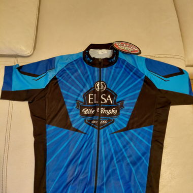 Maglia da ciclismo nuova con etichetta