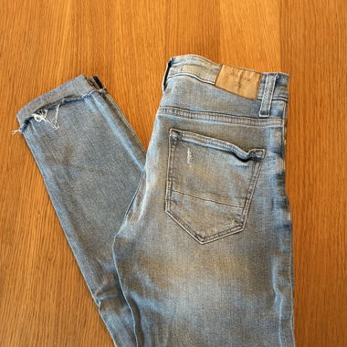Bershka Damen Jeans Gr. 36 Blau