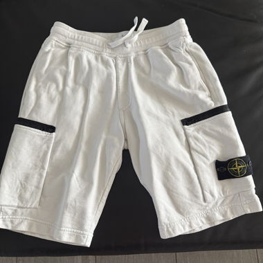 Pantaloncini bianchi Stone Island