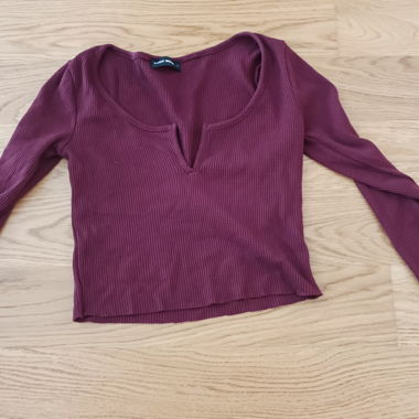Top a coste lilla XS