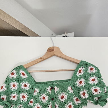 Gilet en crochet crop Taille XS-S