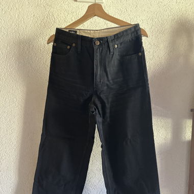 Hiut Denim cropped black jeans