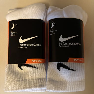 Nike Performance Crew Socks, 2x3 Pack