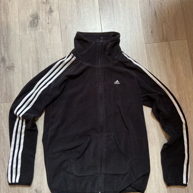 Black Adidas Women/Unisex Fleece Jacket