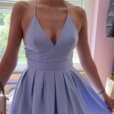 Blaues Kleid