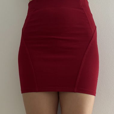 Minigonna rossa