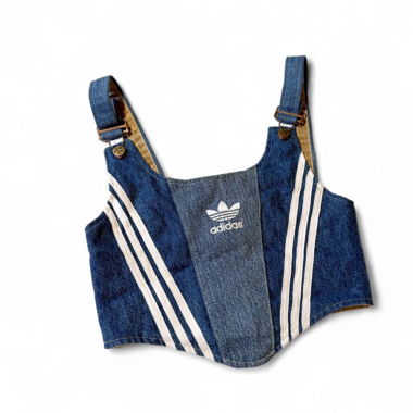 Upcycled Jeans Corset