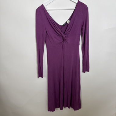 Redoute Purple Kleid mit langen Ärmeln