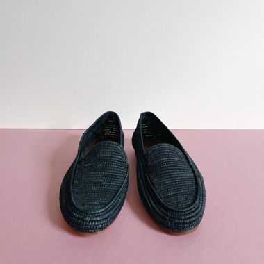 Handcrafted Raffia Loafers from Marrakesh