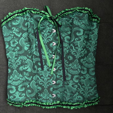 Green Corset Top