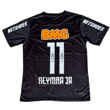 NEYMAR Jr. FC Santos Fussballtrikot schwarz M