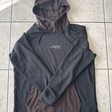 Nike black and brown hoodie