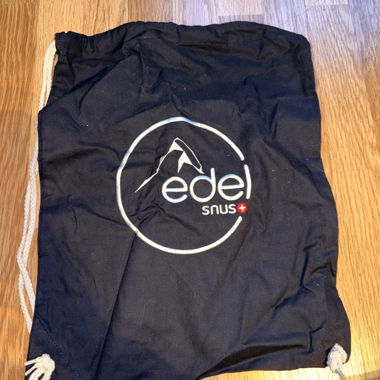 Edel Snus drawstring bag / gymbag – black