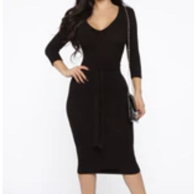 Midi Dress black