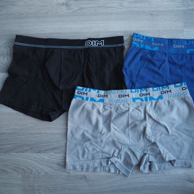 DIM - Lots de 3 boxers - M