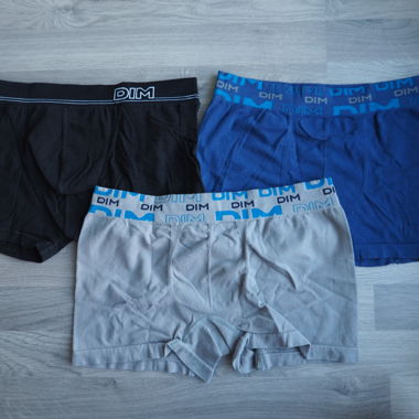 DIM - Lots de 3 boxers - M
