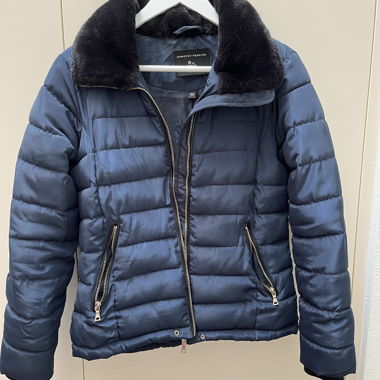 Winterjacke blau