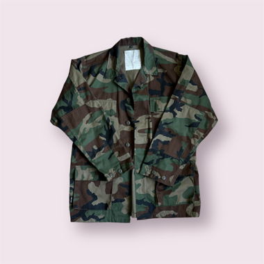 Vintage Camo Military Jacket