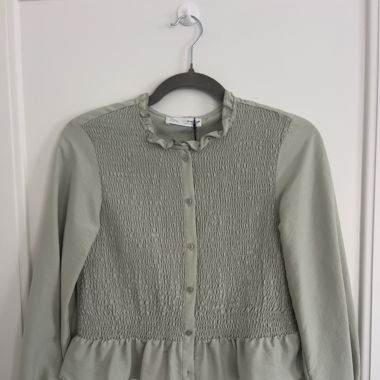Blouse Zara vert