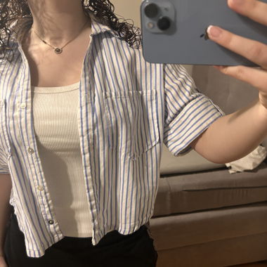 Chemise Oxford courte
