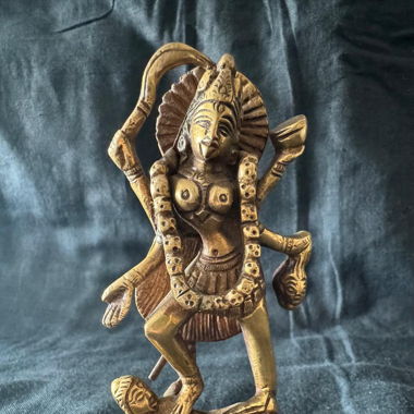 Statua indiana Kali in bronzo 🇮🇳🔥🔱