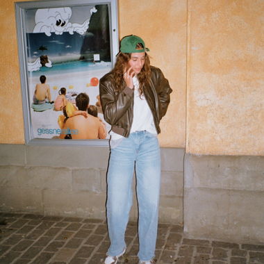 Giacca bomber in finta pelle Zara