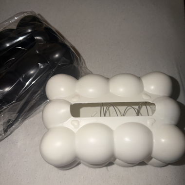Bubble Tissue Box Cover