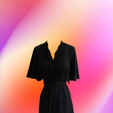 Black zara dress